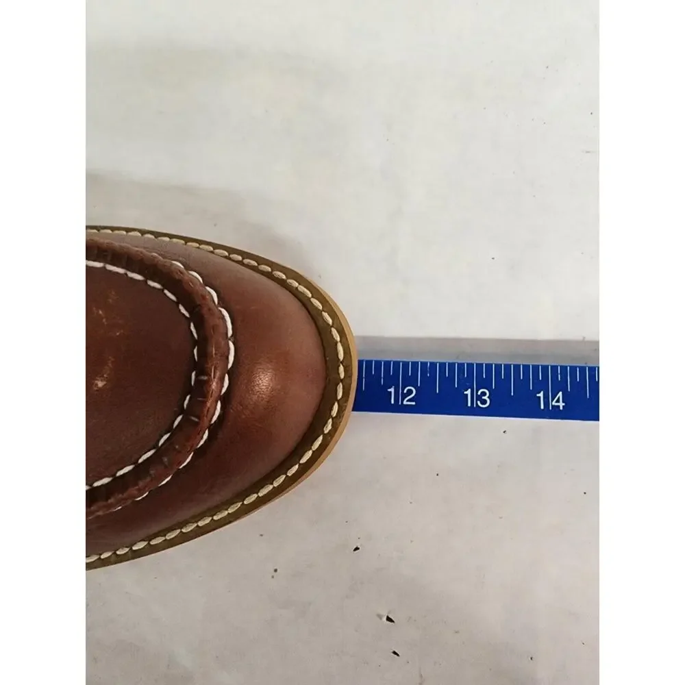 NEW DEAD STOCK VINTAGE IRON AGE STEEL TOE BOOTS SZ 7.5 E Wide MADE IN USA